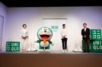 「ユニクロ グローバルサステナビリティアンバサダー発表会」の様子。