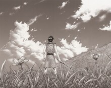 原泰久による描き下ろしイラスト  (c)原泰久／集英社