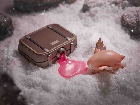 付属のカートリッジとメイニャ。