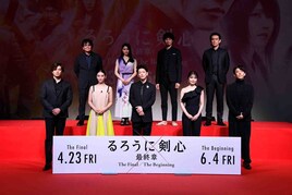 映画「るろうに剣心」完成記念イベント、佐藤健がファンに応えて「おろ？」を生披露