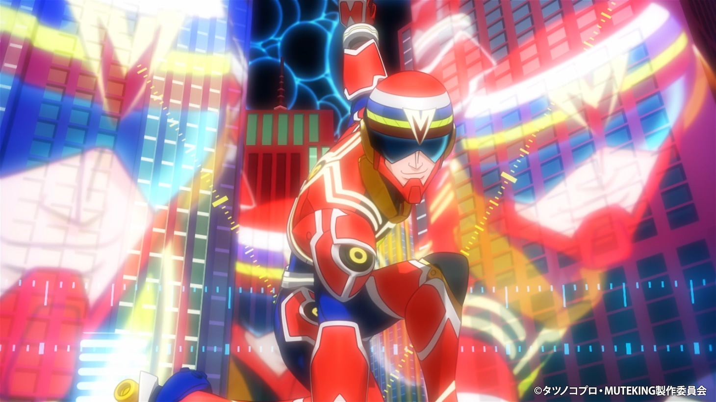 「MUTEKING THE Dancing HERO」より。(c)タツノコプロ・MUTEKING製作委員会