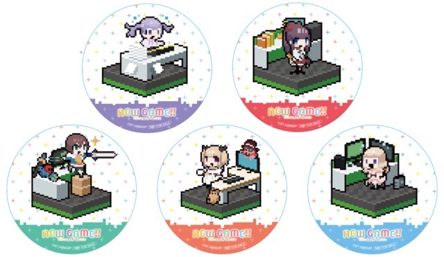 抽選会の景品「A賞：特製ステッカー（全5種）」。