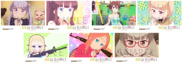 抽選会の景品「B賞：オリジナル場面写ブロマイド【第1期】（全7種）」。