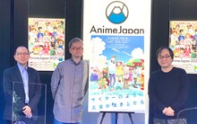 「AnimeJapan 2021」ステージの様子。左から司会の藤津亮太、イシグロキョウヘイ監督、脚本担当の佐藤大。