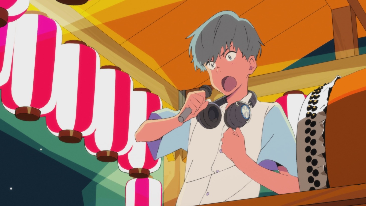 劇場アニメ「サイダーのように言葉が湧き上がる」より。