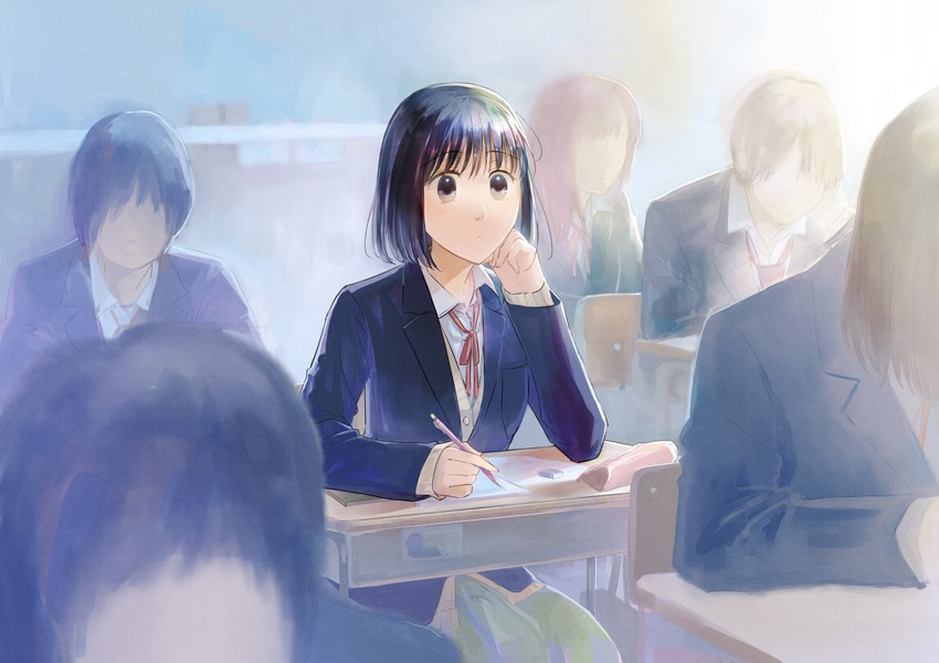 アニメのエンディングで使用される、もぐすの描き下ろしイラスト。