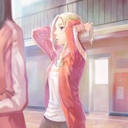 アニメのエンディングで使用される、もぐすの描き下ろしイラスト。