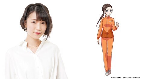 松井恵理子（左）と、日光ドリームモンキーズ所属の平野るな（右）