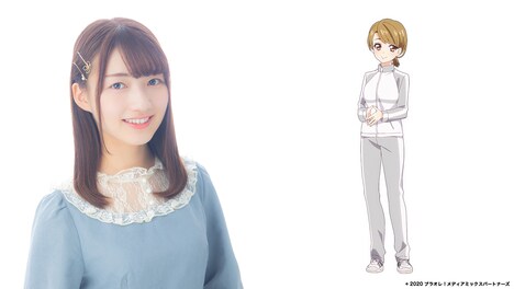 後藤彩佐（左）と、釧路スノウホワイト所属の貝原さちえ。