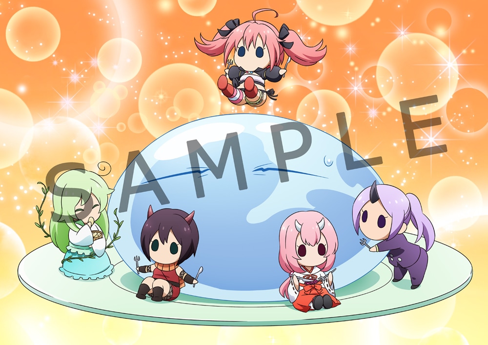 「転スラ日記 転生したらスライムだった件」とらのあなでのBlu-ray全巻予約特典絵柄。 (c)柴・伏瀬・講談社／転スラ日記製作委員会