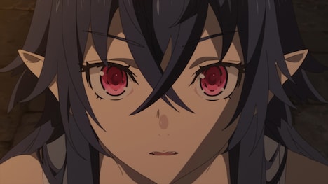 TVアニメ「月とライカと吸血姫」ティザーPVより、林原めぐみ演じるイリナ。(c)牧野圭祐・小学館/「月とライカと吸血姫」製作委員会