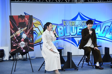 TVアニメ「ワールドトリガー」ステージイベントの様子。