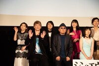 「シン・エヴァンゲリオン劇場版」の来場御礼舞台挨拶の様子。