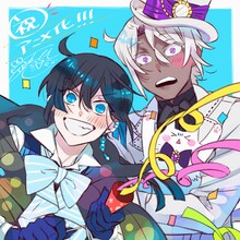 望月淳によるアニメ化を記念したイラスト。 (c)望月淳/SQUARE ENIX・「ヴァニタスの手記」製作委員会