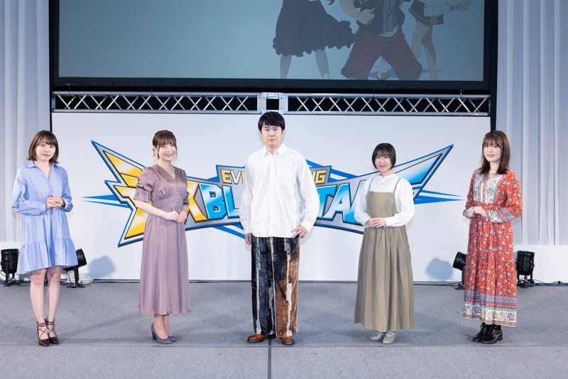 「AnimeJapan 2021」内で行われた「無職転生 ～異世界行ったら本気だす～」ステージイベントより。左から小原好美、内山夕実、杉田智和、茅野愛衣、加隈亜衣。