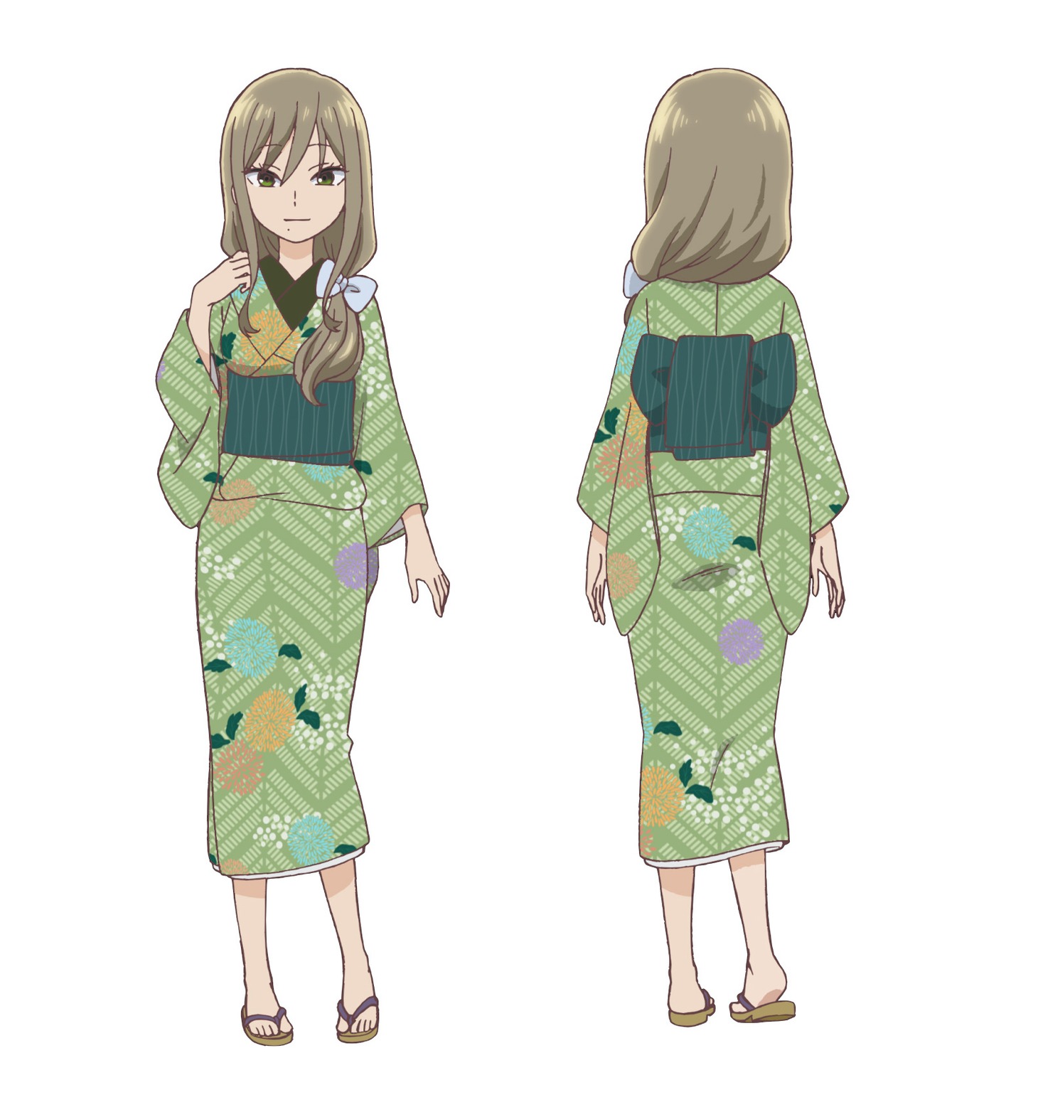 渥美綾の設定画。