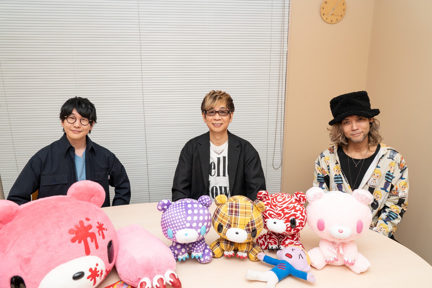 左から花江夏樹、山寺宏一、森チャック。