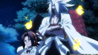 TVアニメ「SHAMAN KING」第1話「幽霊と踊る男」の場面カット。