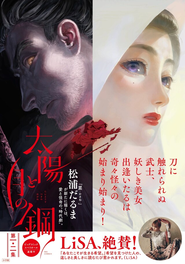 「太陽と月の鋼」2巻のポスター。