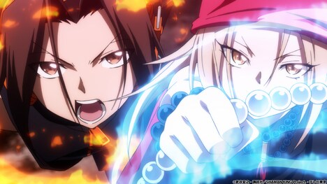 テレビアニメ「SHAMAN KING」オープニング映像のワンシーン。