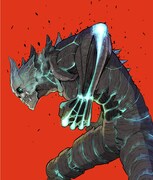 「怪獣8号」の変身後のカフカ。(c)松本直也/集英社