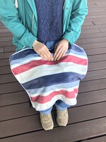 「PCクッション ゆるキャン△ 志摩リン」使用イメージ