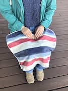 「PCクッション ゆるキャン△ 志摩リン」使用イメージ