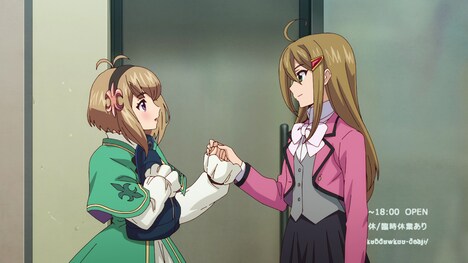 アニメ「カードファイト!! ヴァンガード overDress」第1話の場面カット。