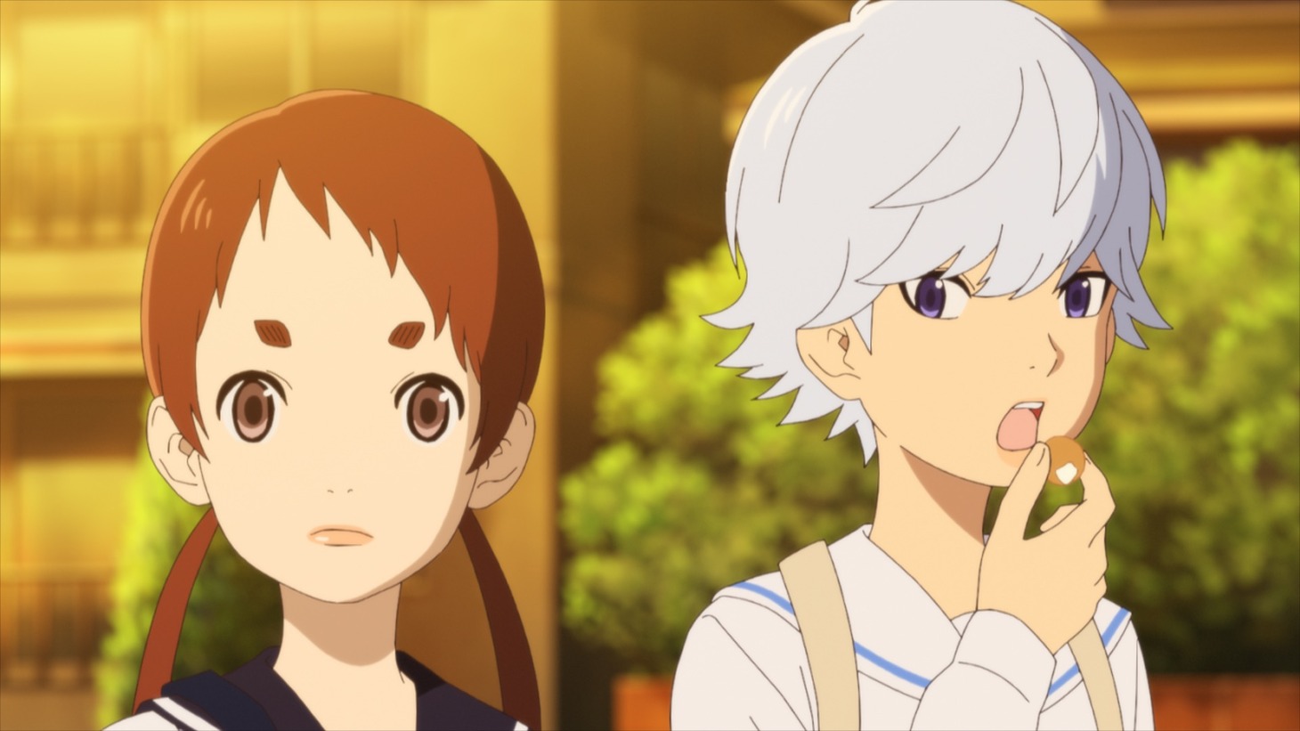 TVアニメ「さよなら私のクラマー」第1話場面カット。