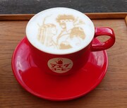 「楠本まき展限定ラテアート」