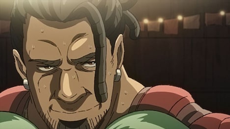 TVアニメ「NOMAD メガロボクス2」第1話の場面カット。