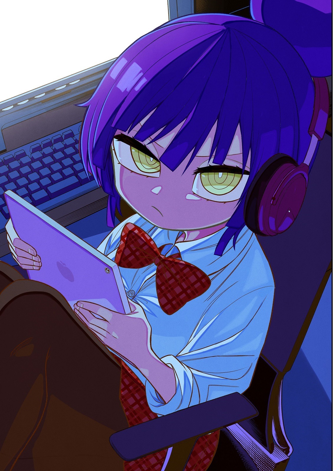 「その淑女は偶像となる」カラーイラスト (c)松本陽介/集英社
