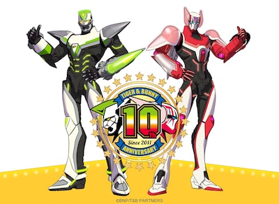 「TIGER & BUNNY」10周年を記念した特設サイトのイメージ。