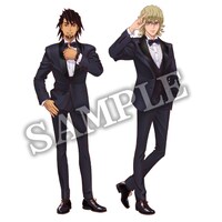 「TIGER & BUNNY」とローソンのタイアップキャンペーンの描き下ろしイラスト。