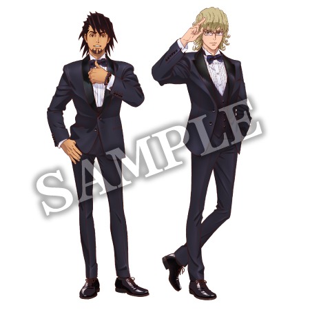 「TIGER & BUNNY」とローソンのタイアップキャンペーンの描き下ろしイラスト。