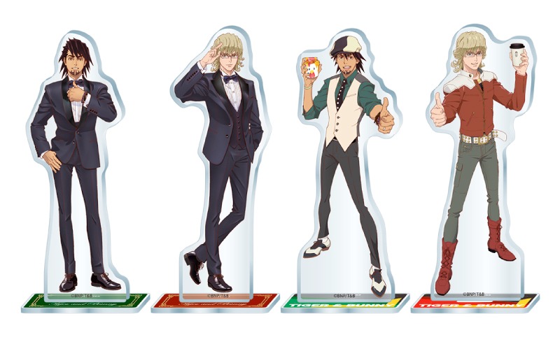 「TIGER & BUNNY」のアクリルスタンド。