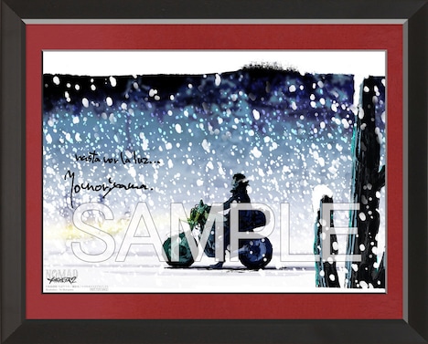 Amazon.co.jpの購入特典となる「キャンバスアート【チーム番外地】」※大きさは158mm×227mmを予定。