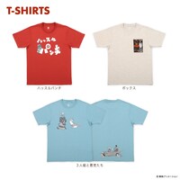 TVアニメ「ハッスルパンチ」×グラニフのコラボTシャツ3種。
