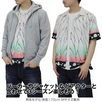 「鬼滅の刃 ドライアロハシャツ 胡蝶しのぶ」商品イメージ