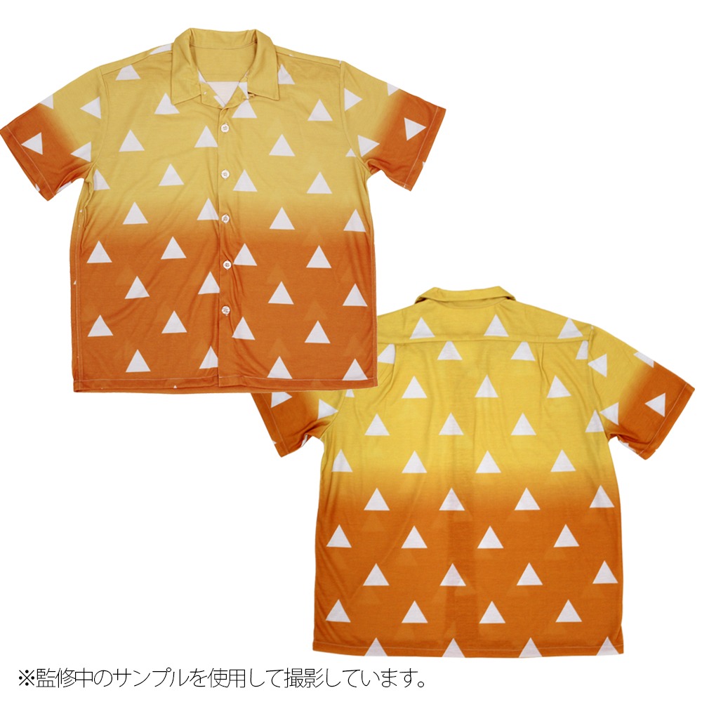 「鬼滅の刃 ドライアロハシャツ 我妻善逸」商品イメージ