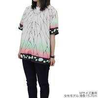 「鬼滅の刃 ドライアロハシャツ 胡蝶しのぶ」商品イメージ