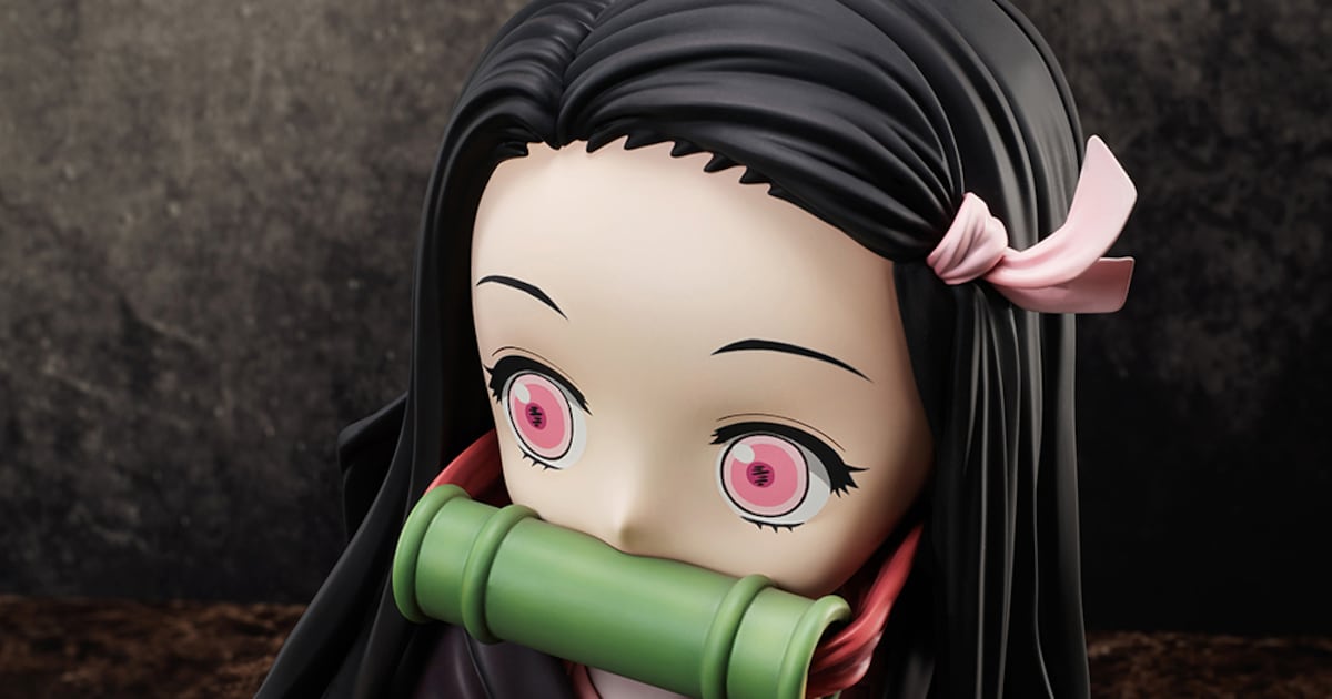 鬼滅の刃」木箱に入っているときの禰豆子を全高約44cmでフィギュア化 