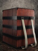 「鬼滅の刃 箱入り禰豆子 びっぐさいずフィギュア」に付属する箱。