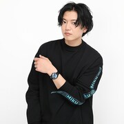 中野三玖モデルの腕時計の使用イメージ。