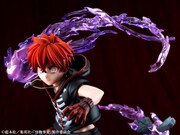 「1/8スケールフィギュア 日下 夏羽」に「覚醒時・頭部パーツ」を付けた姿。