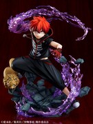 「1/8スケールフィギュア 日下 夏羽」に「覚醒時・頭部パーツ」を付けた姿。