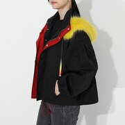 煉獄杏寿郎のアウターの着用イメージ。