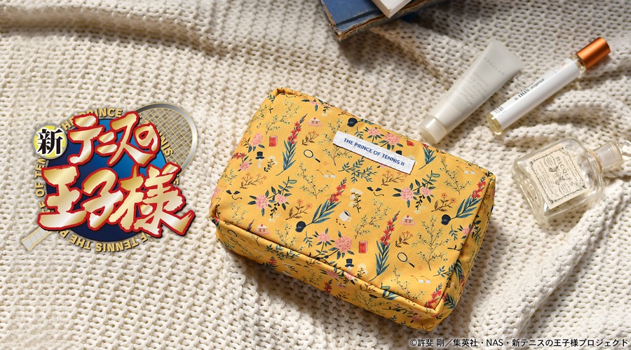 「スクエアポーチ（立海）」のバナー。