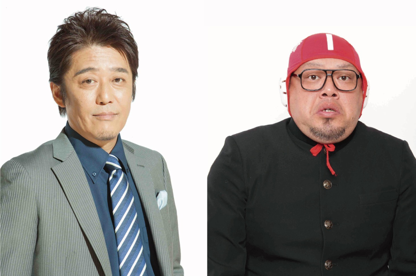 左から坂上忍、くっきー！。