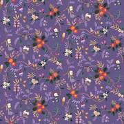 比嘉中学校のボタニカル柄。